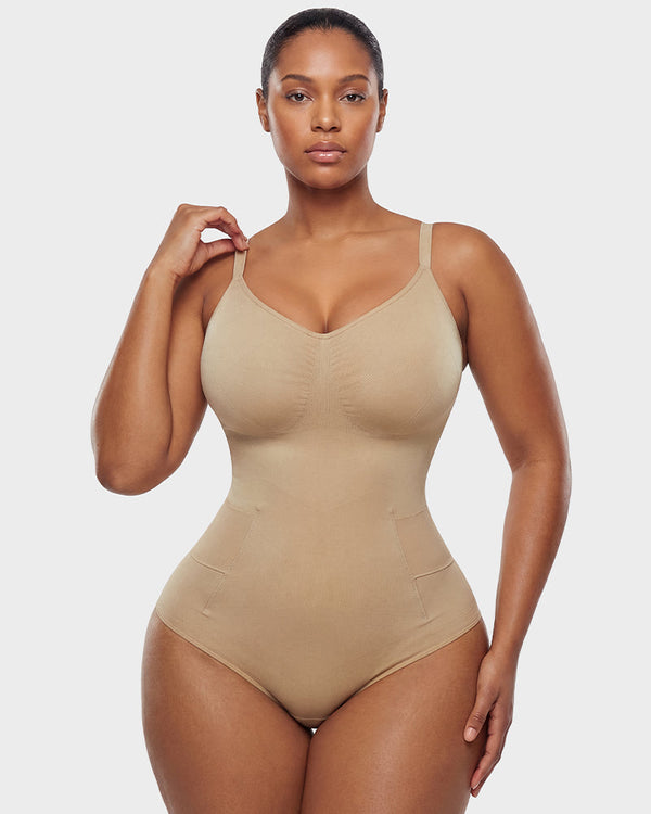 Deep V Camisole Bodysuit Shapewear