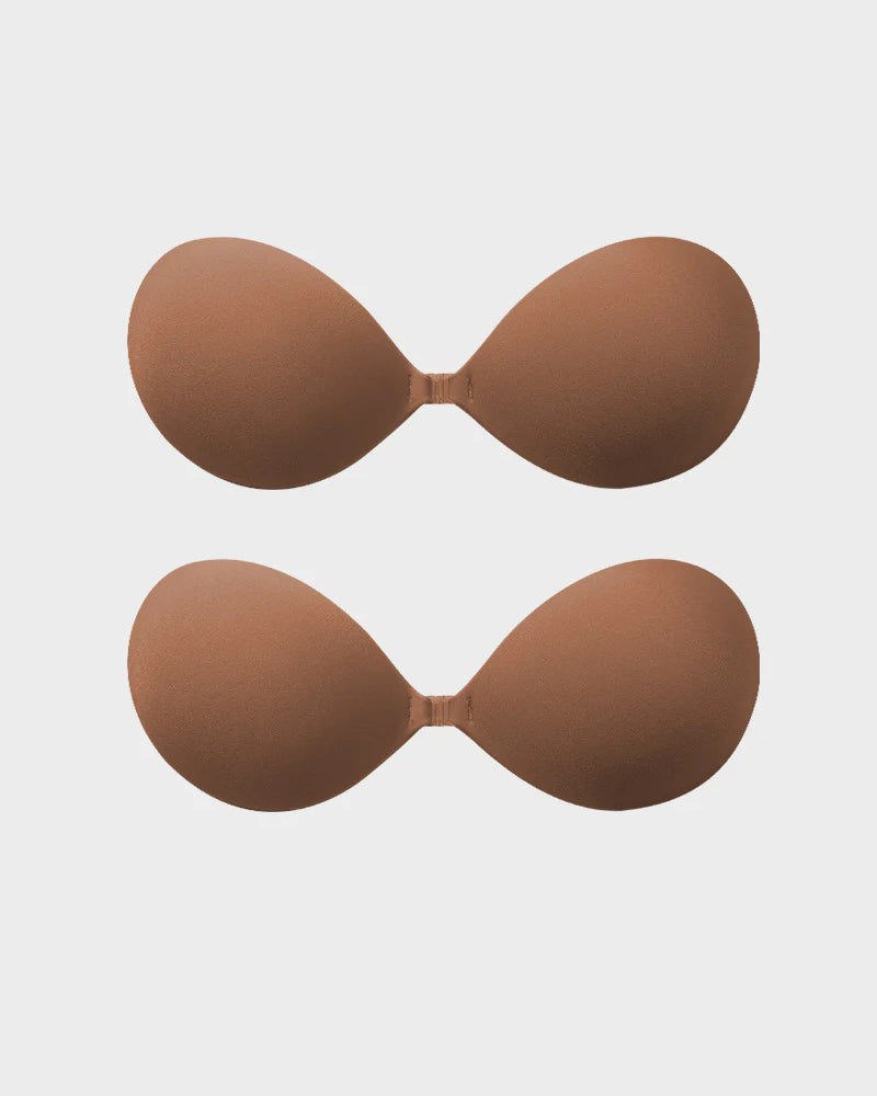 Front Closure Self-Adhesive Invisible Push-Up Bra (2 Pairs)