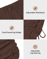 High-Waist Wide Leg Pants with Relaxed Fit