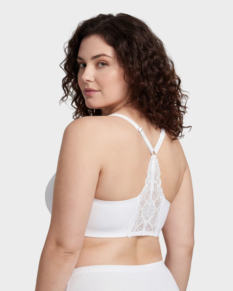 Invisible Backless Lace Bralette