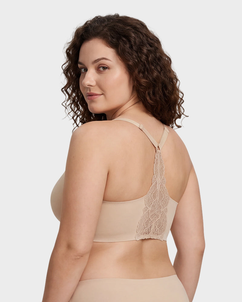 Invisible Backless Lace Bralette