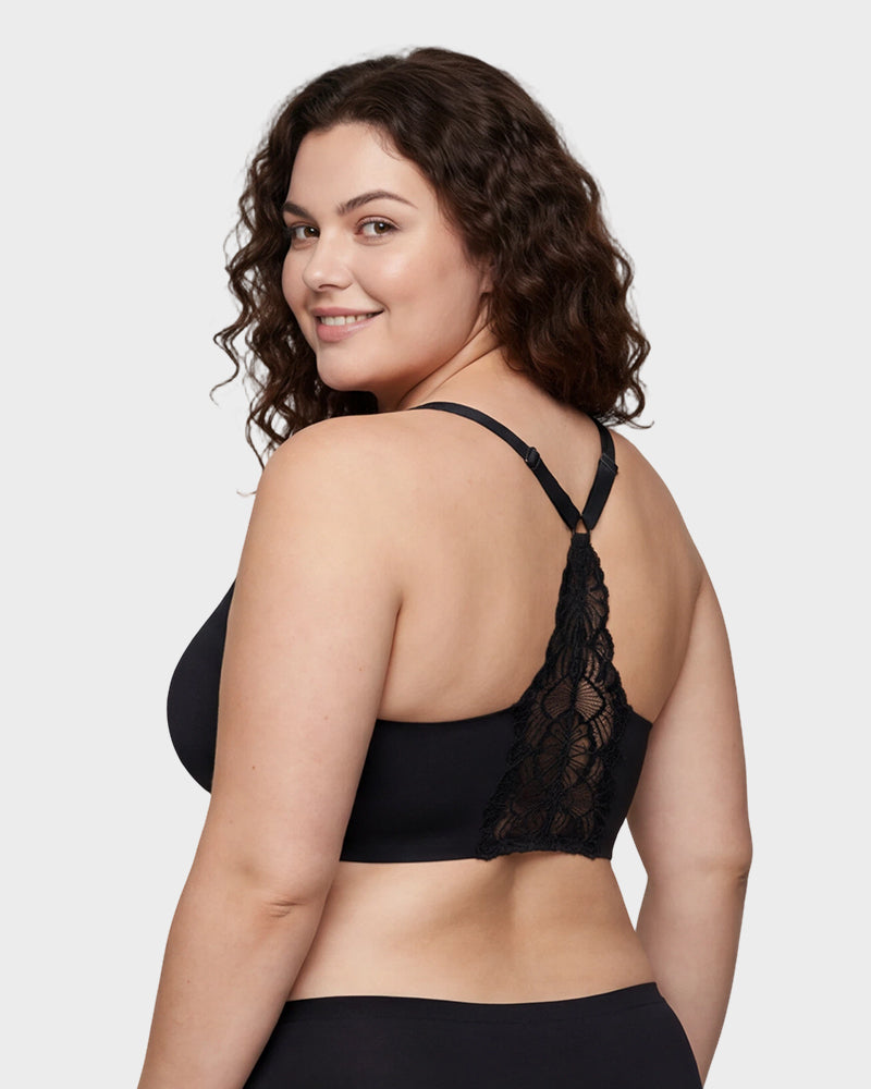 Invisible Backless Lace Bralette