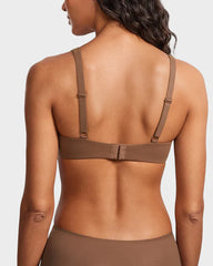 Invisible Wired Unlined Balconette Bra
