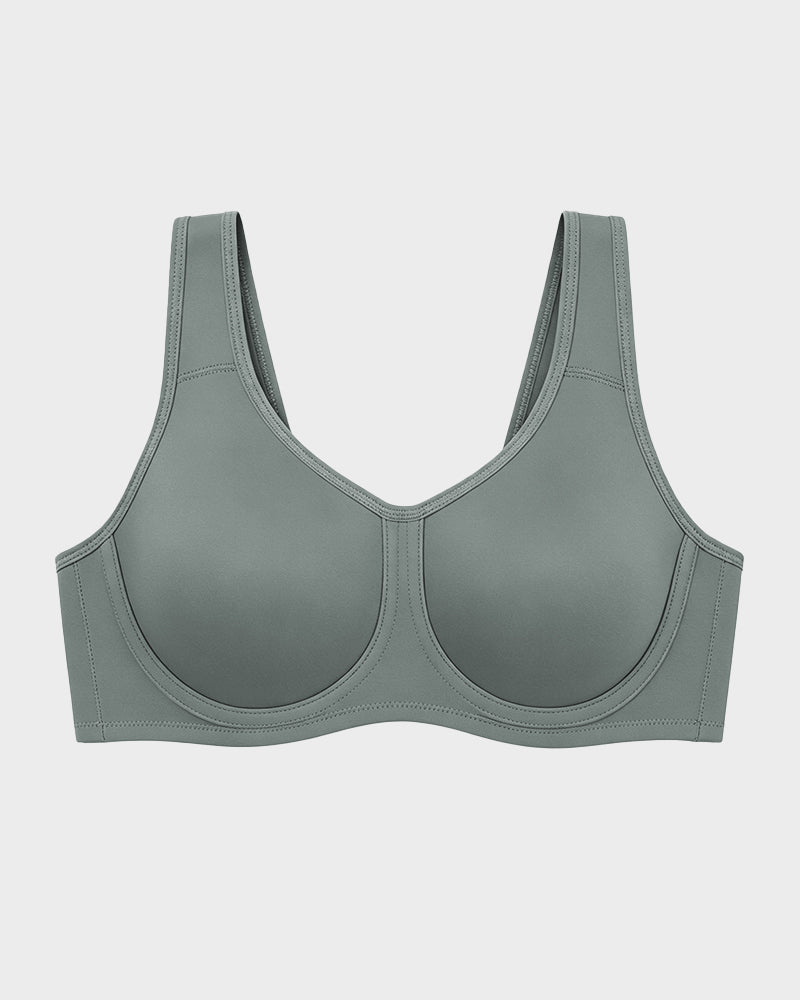 Max Control High-Impact Sports Bra with Exterior Underwire