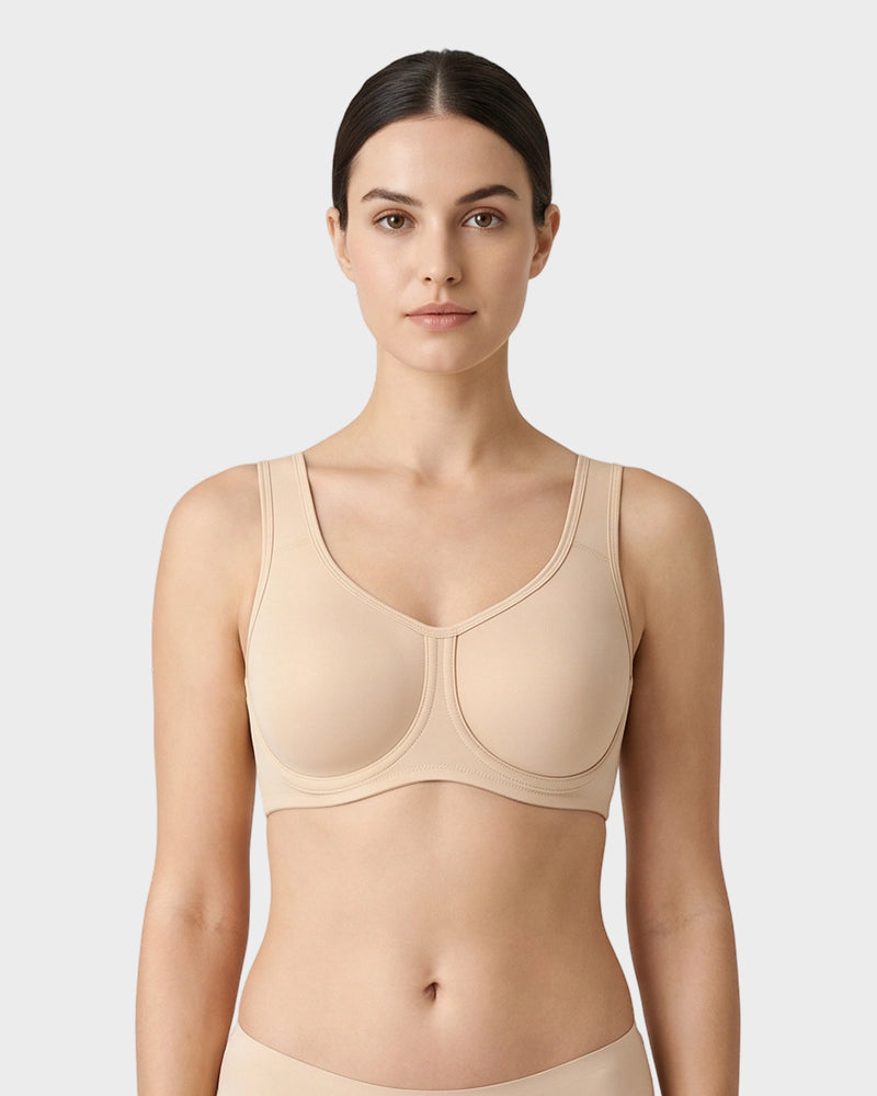 Max Control High-Impact Sports Bra with Exterior Underwire