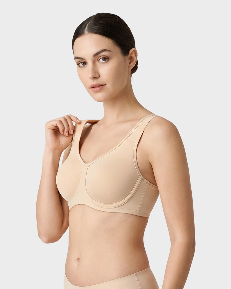 Max Control High-Impact Sports Bra with Exterior Underwire