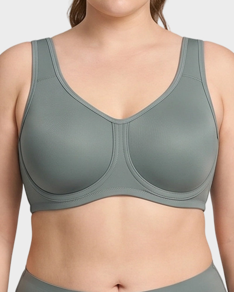 Max Control High-Impact Sports Bra with Exterior Underwire