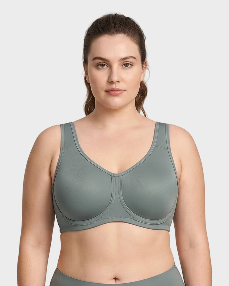 Max Control High-Impact Sports Bra with Exterior Underwire