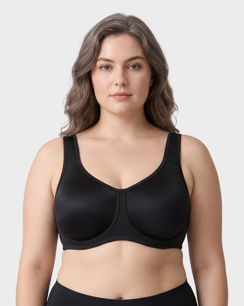 Max Control High-Impact Sports Bra with Exterior Underwire