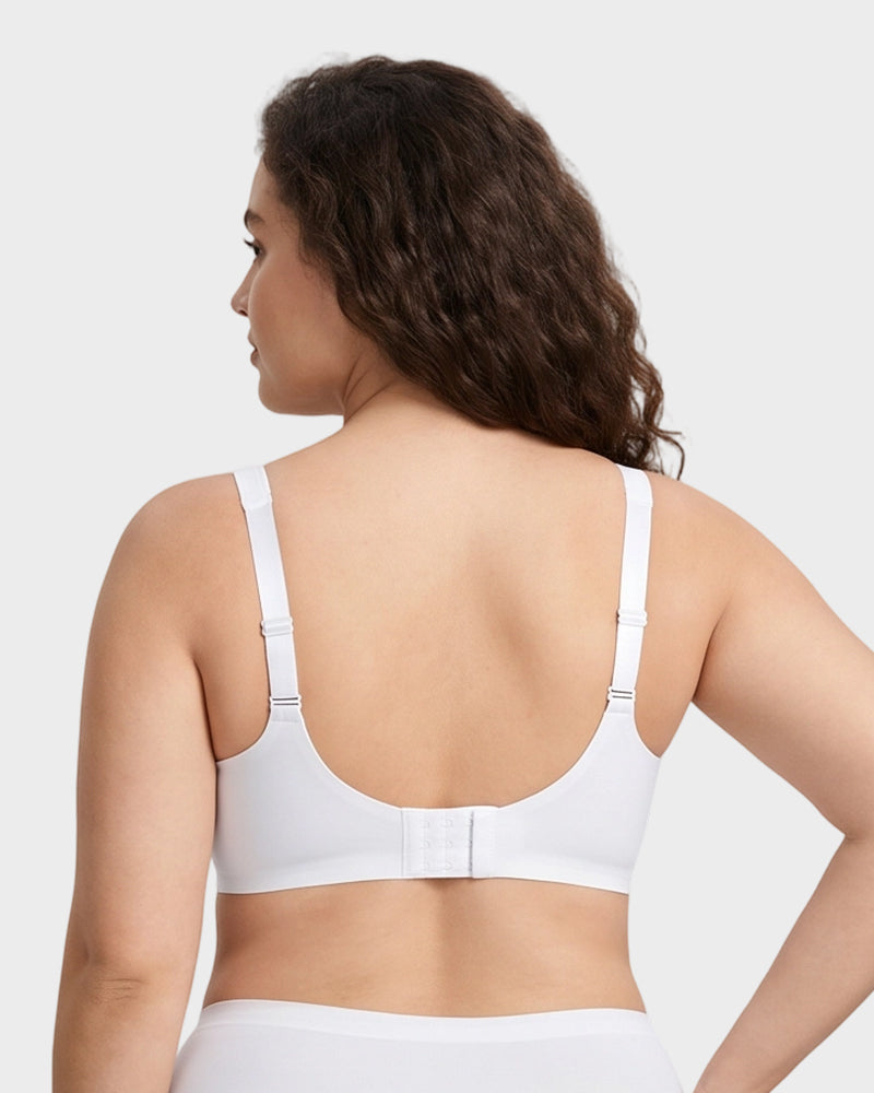 Plunge Push-Up Seamless Barely-There Wireless Bra