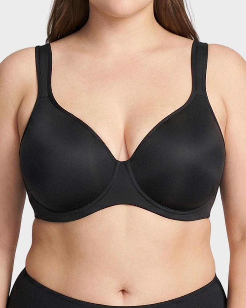 Plus Size Full Coverage Soft Unlined Minimizer Bra