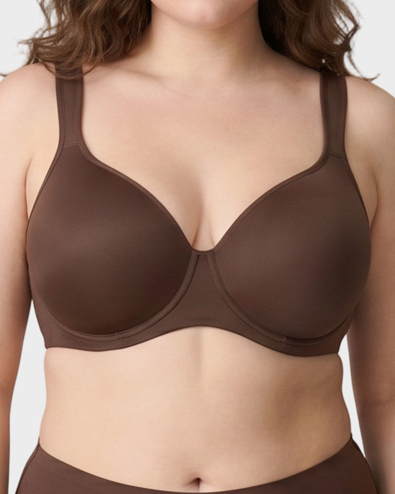 Plus Size Full Coverage Soft Unlined Minimizer Bra