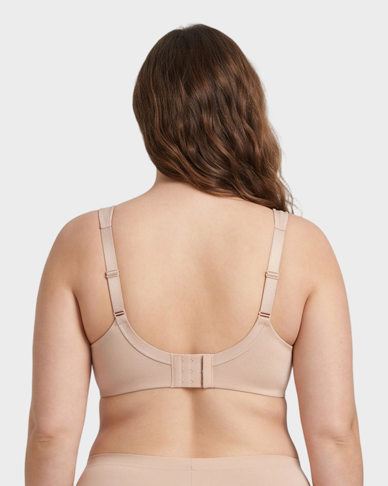 Plus Size Full Coverage Soft Unlined Minimizer Bra