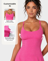 Plush Backless Active Dress-Easy Peezy