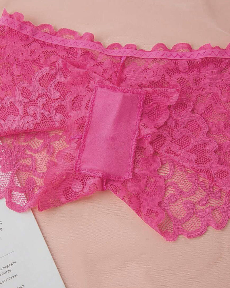 Romantic Lace Bralette & Panty Bundle