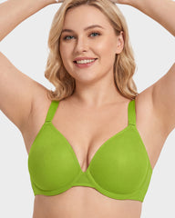 Seamless Mesh Unlined Underwire Bra