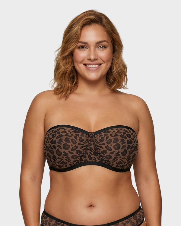 Stay-Put Strapless Bra for Full Busts