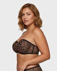 Stay-Put Strapless Bra for Full Busts