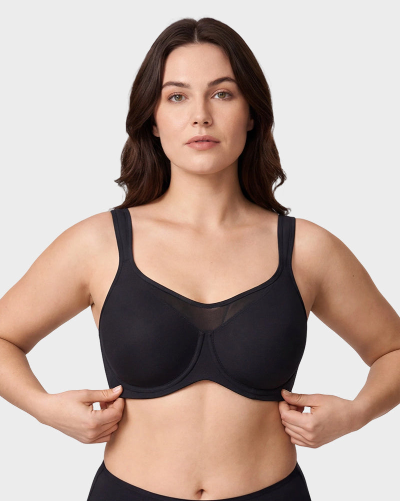 Ultra Cool Full Support Plus Size Minimizer Bra