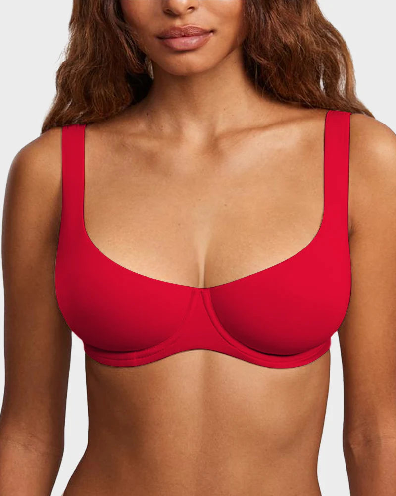 Invisible Wired Unlined Balconette Bra