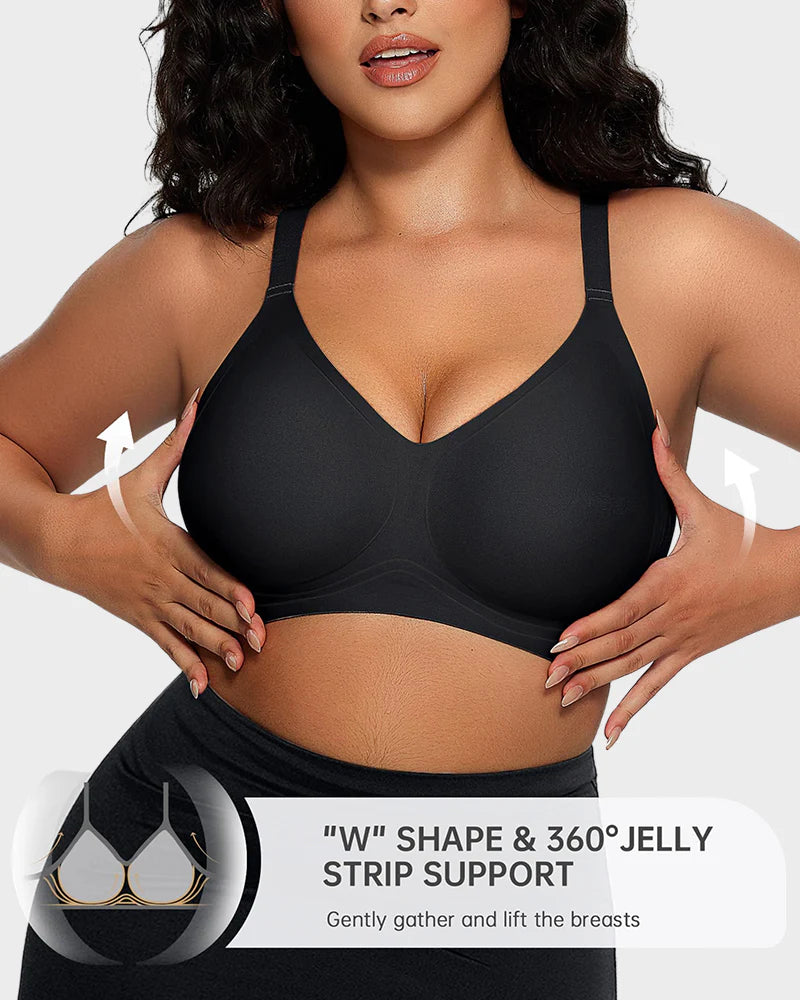 Wireless Seamless Soft Jelly Strip Bra