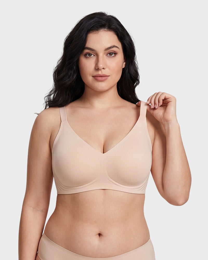 Wireless Seamless Soft Jelly Strip Bra