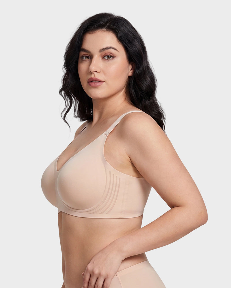 Wireless Seamless Soft Jelly Strip Bra