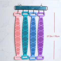 Double-Sided Silicone Back Scrubber