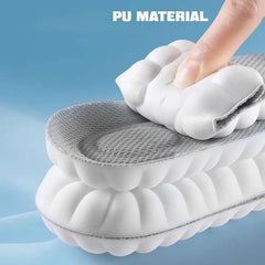 4D Memory Foam Arch Support Shock-Absorbing Insoles