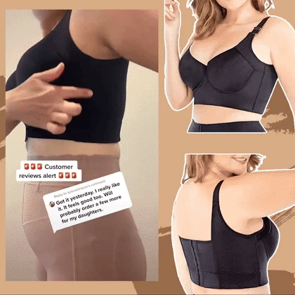 WOMEN FOR SURE® Deep Cup Bra Hide Back Fat With Shapewear Incorporated（Buy  1 Get 1 Free）(2 PACK) - Herloving